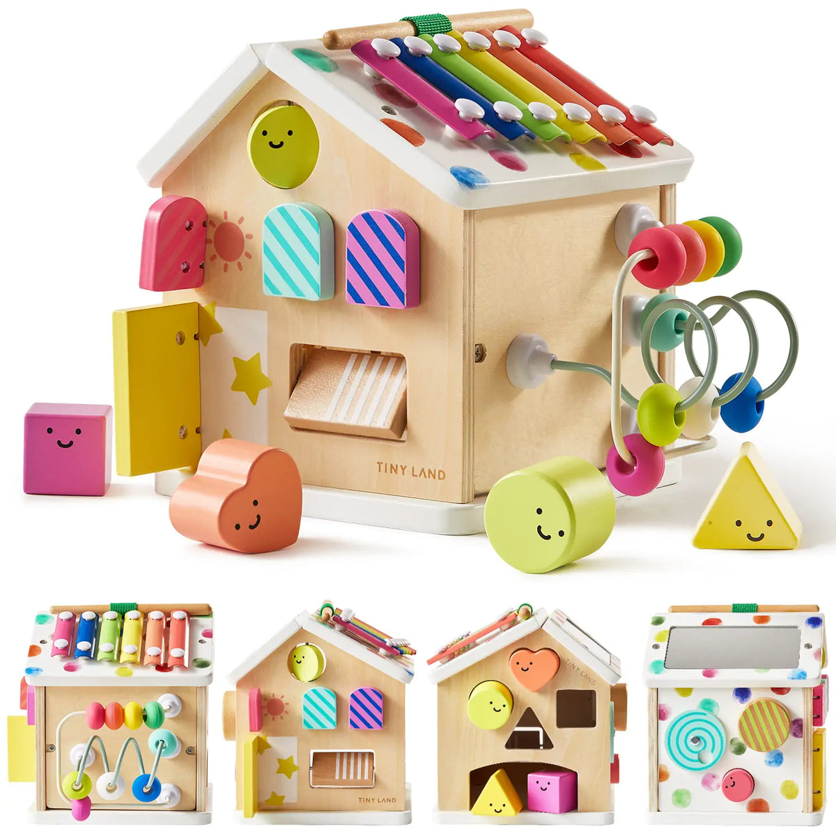 Brain & Hands Playset — Montessori Box (4–6 Months) + Activity Cube - Ornate Home