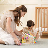 Brain & Hands Playset — Montessori Box (4–6 Months) + Activity Cube - Ornate Home