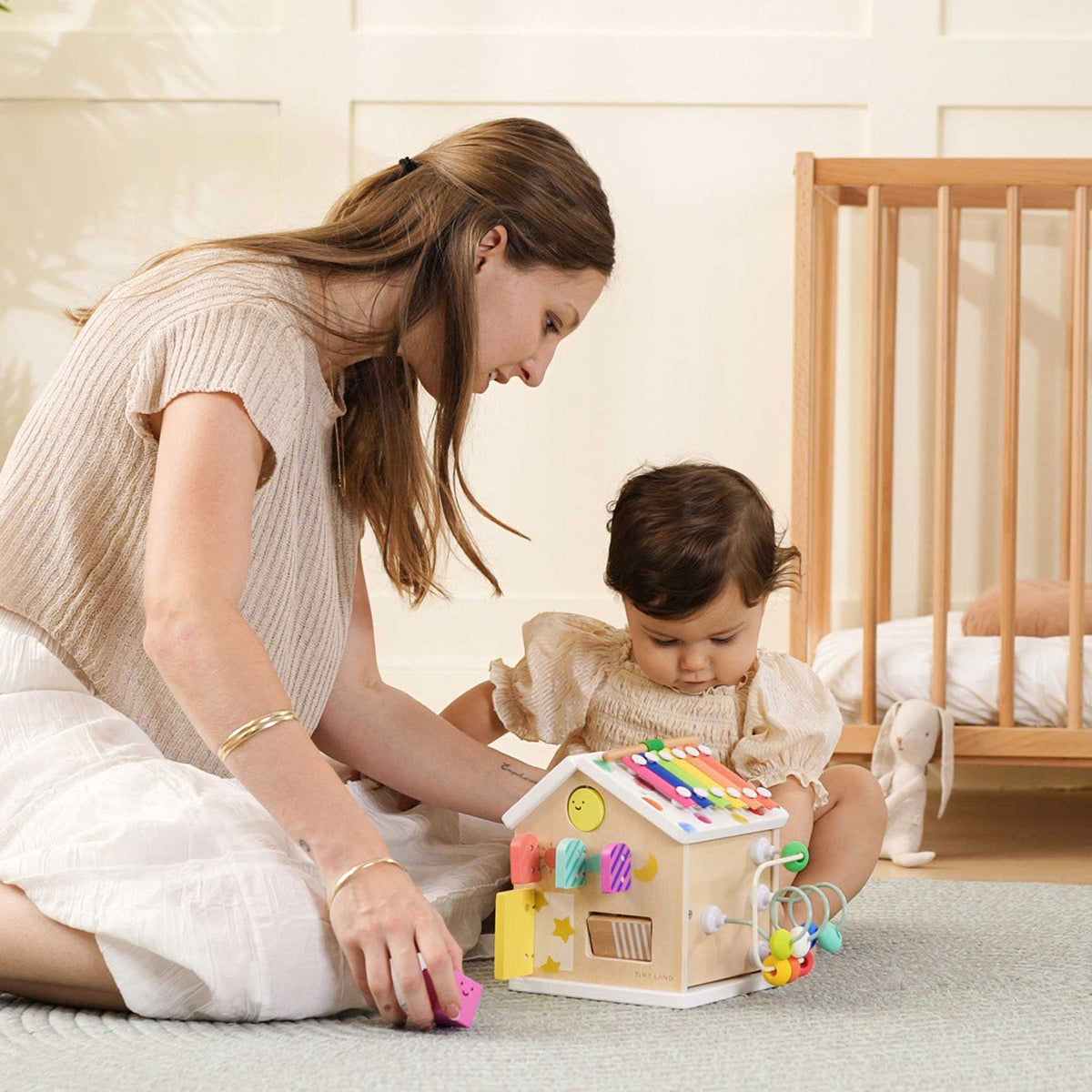 Brain & Hands Playset — Montessori Box (4–6 Months) + Activity Cube - Ornate Home