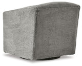 Bramner Charcoal Swivel Accent Chair (Online Special Price) - Ornate Home
