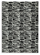 Bramshaw Black/Ivory Extra Large Rug - Ornate Home
