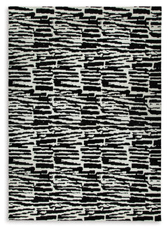 Bramshaw Black/Ivory Extra Large Rug - Ornate Home