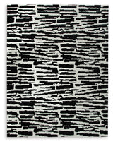 Bramshaw Black/Ivory Large Rug (Online Special Price) - Ornate Home