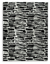 Bramshaw Black/Ivory Large Rug - Ornate Home