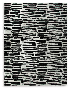 Bramshaw Black/Ivory Large Rug - Ornate Home