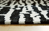 Bramshaw Black/Ivory Medium Rug (Online Special Price) - Ornate Home