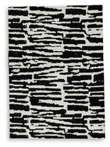Bramshaw Black/Ivory Medium Rug - Ornate Home