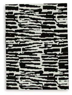 Bramshaw Black/Ivory Medium Rug - Ornate Home