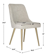 Bramwell Gray Dining Chair - Ornate Home