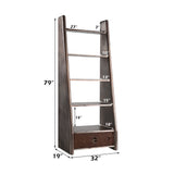Brancaster Aluminum Bookcase - Ornate Home