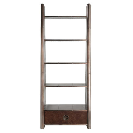 Brancaster Aluminum Bookcase - Ornate Home