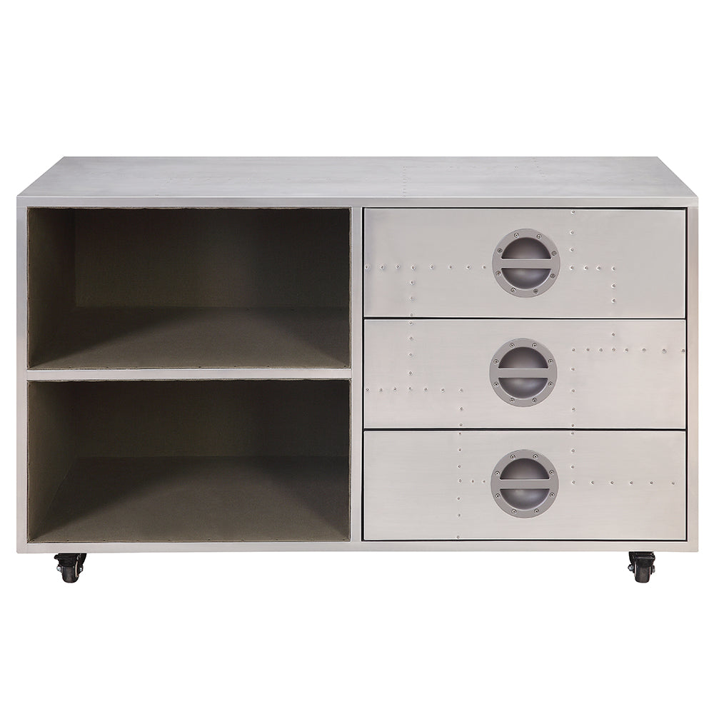 Brancaster Aluminum Cabinet - Ornate Home