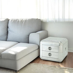 Brancaster Aluminum End Table - Ornate Home