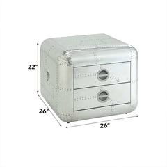 Brancaster Aluminum End Table - Ornate Home