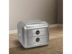 Brancaster Aluminum End Table - Ornate Home