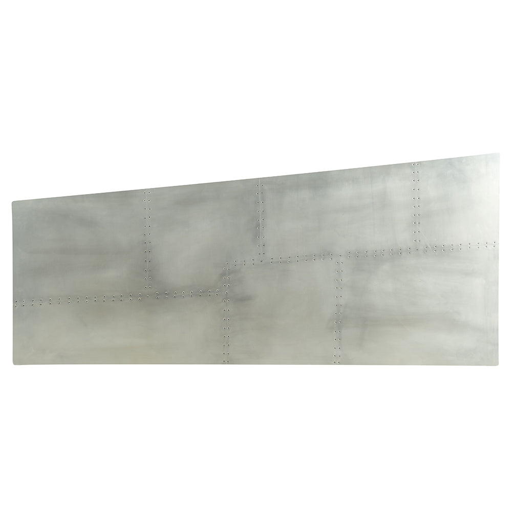 Brancaster Aluminum Patchwork Writing Desk Geometric Shape - Ornate Home