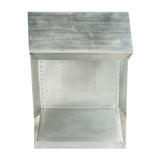Brancaster Aluminum Patchwork Writing Desk Geometric Shape - Ornate Home