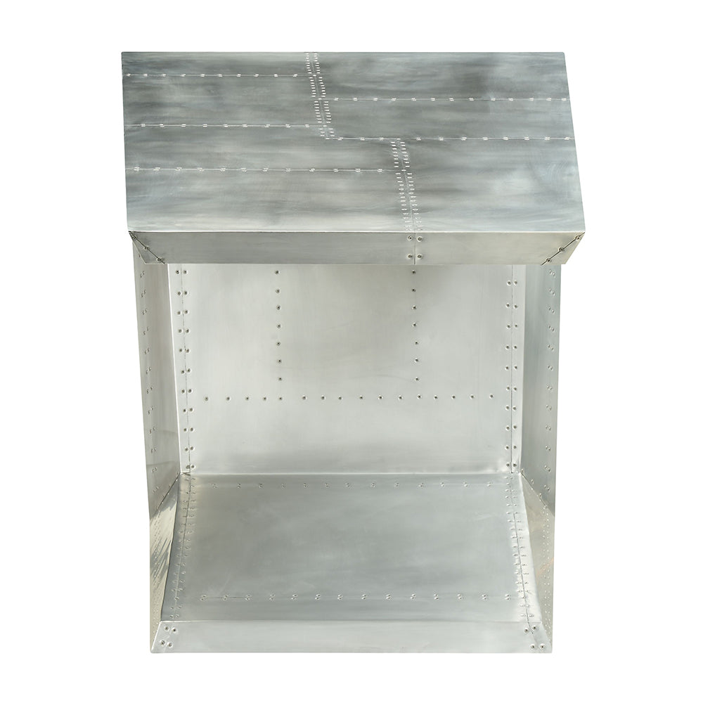 Brancaster Aluminum Patchwork Writing Desk Geometric Shape - Ornate Home