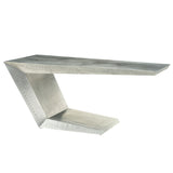 Brancaster Aluminum Patchwork Writing Desk Geometric Shape - Ornate Home