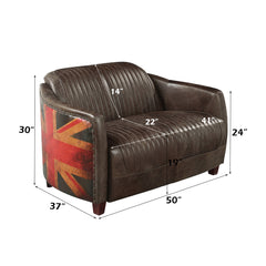 Brancaster Antique Slate Loveseat - Ornate Home