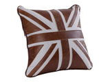 Brancaster Brown/Linen Accent Cushion (Set of 2) - Ornate Home