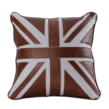 Brancaster Brown/Linen Accent Cushion (Set of 2) - Ornate Home