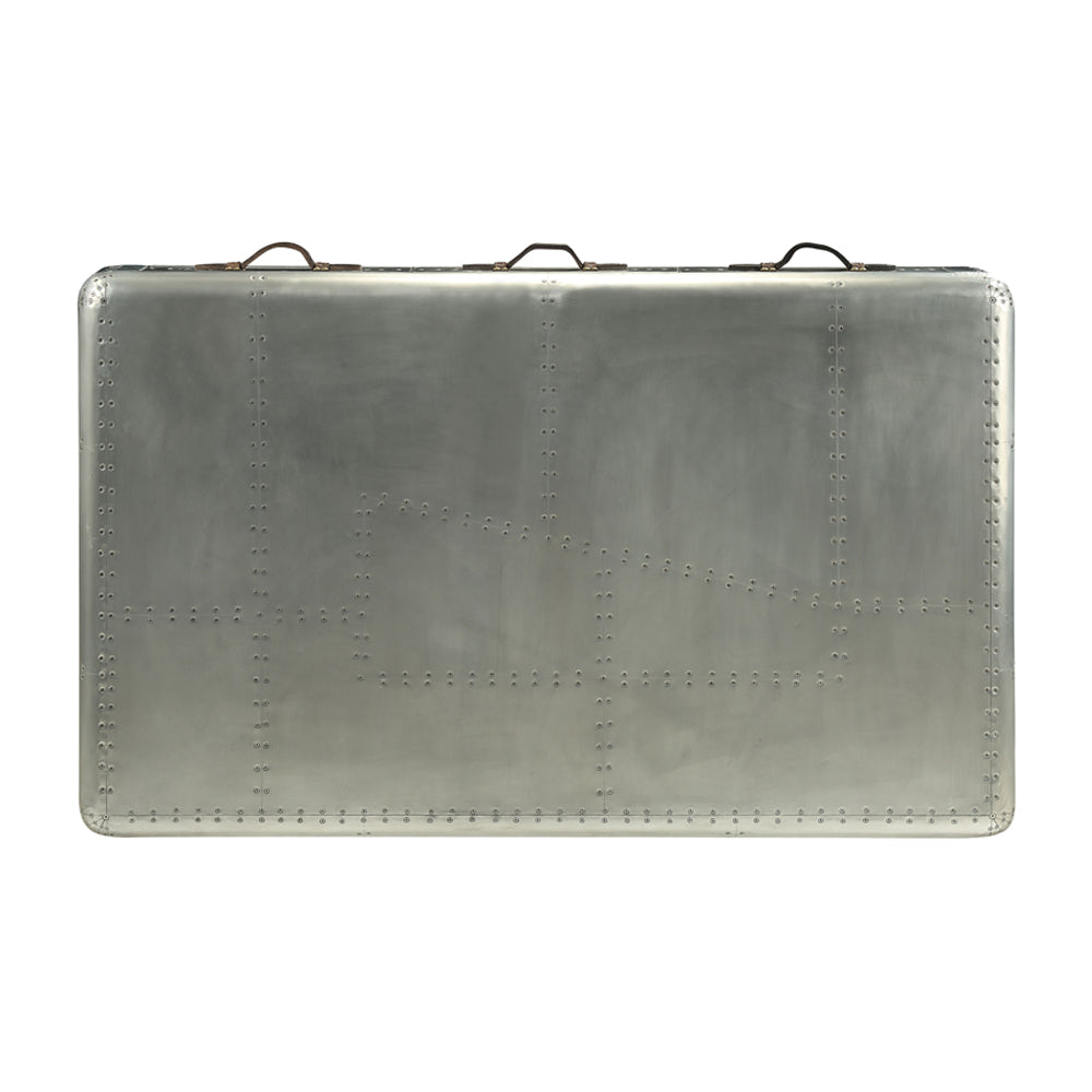 Brancaster Coffee Table in Aluminum - Ornate Home