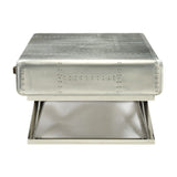 Brancaster Coffee Table in Aluminum - Ornate Home