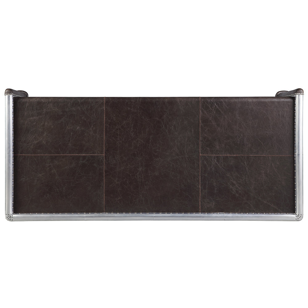 Brancaster Distress Chocolate Desk - Ornate Home