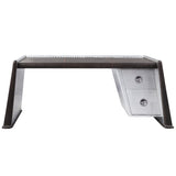 Brancaster Distress Chocolate Desk - Ornate Home