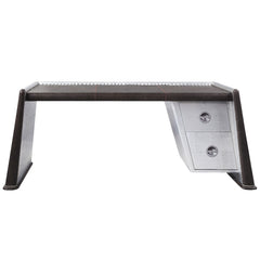 Brancaster Distress Chocolate Desk - Ornate Home