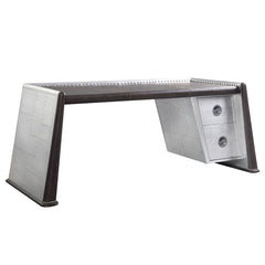 Brancaster Distress Chocolate Desk - Ornate Home
