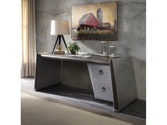Brancaster Distress Chocolate Desk - Ornate Home