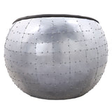 Brancaster Ebony Ottoman - Ornate Home