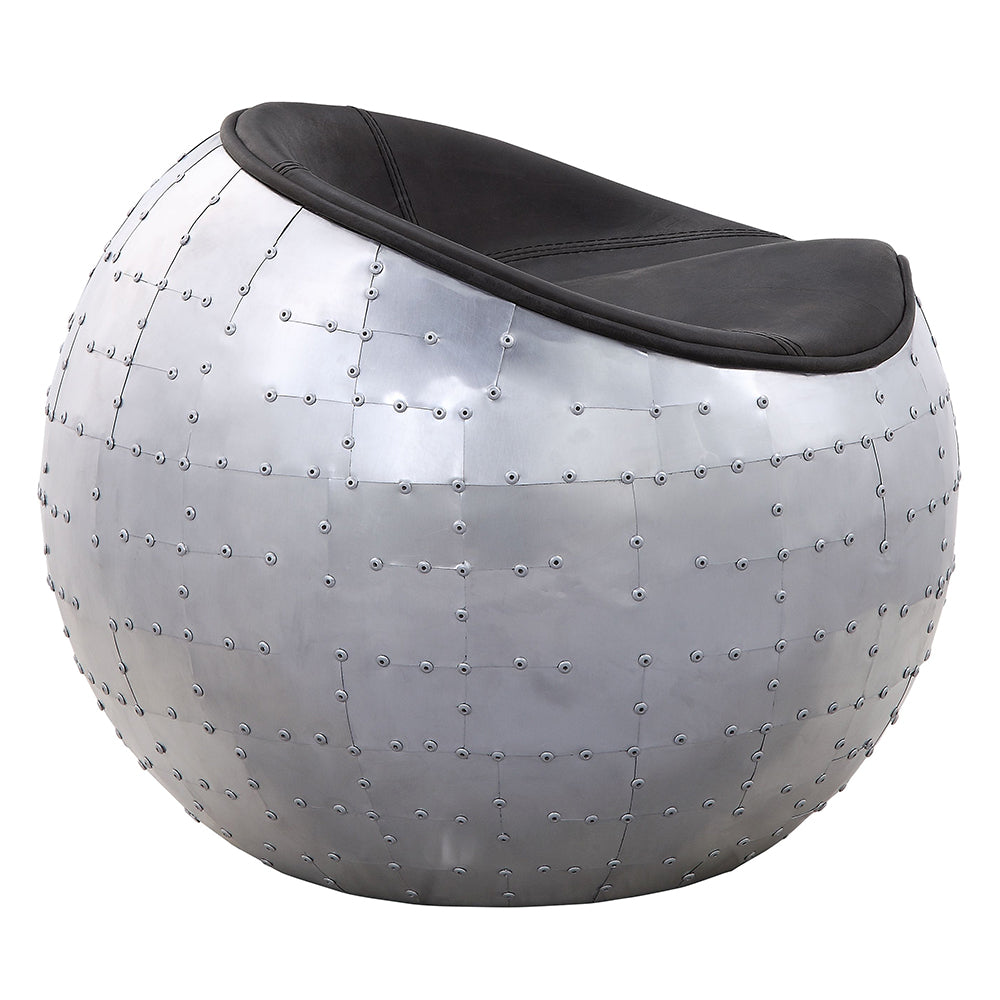 Brancaster Ebony Ottoman - Ornate Home