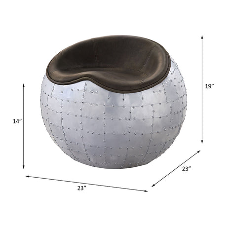 Brancaster Emerald Ottoman - Ornate Home