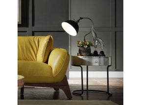 Brancaster End Table in Aluminum - Ornate Home