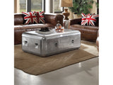 Brancaster Rectangular Aluminum Coffee Table - Ornate Home