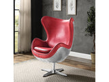 Brancaster Red Accent Chair W/Swivel - Ornate Home