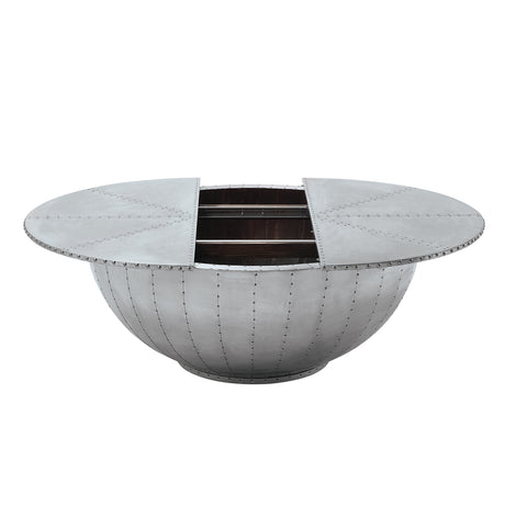 Brancaster Round Aluminum Coffee Table - Ornate Home