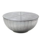 Brancaster Round Aluminum Coffee Table - Ornate Home