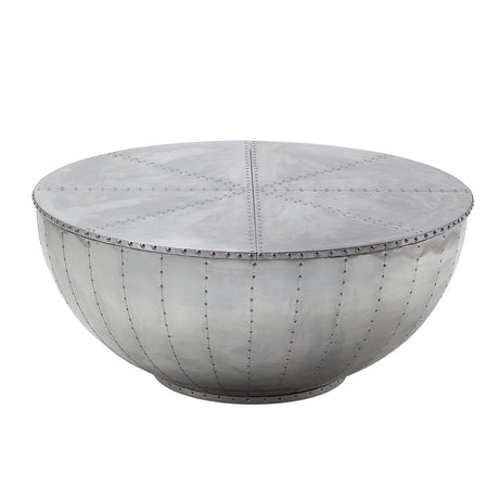 Brancaster Round Aluminum Coffee Table - Ornate Home
