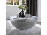 Brancaster Round Aluminum Coffee Table - Ornate Home