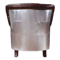 Brancaster Vintage Brown Accent Chair - Ornate Home