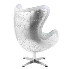 Brancaster White Accent Chair W/Swivel - Ornate Home