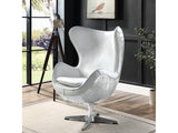 Brancaster White Accent Chair W/Swivel - Ornate Home