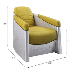 Brancaster Yellow Accent Chair - Ornate Home