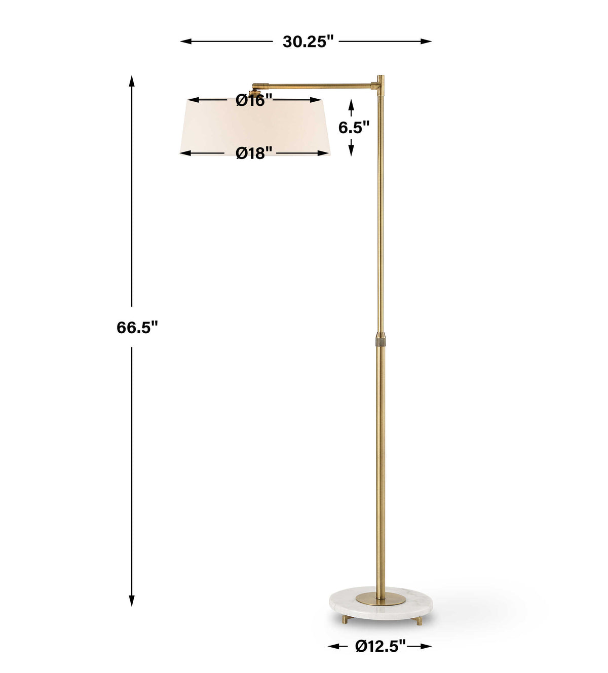 Branch Out Brass Floor Lamp - Ornate Home