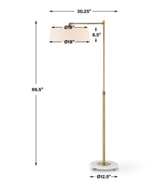 Branch Out Brass Floor Lamp - Ornate Home