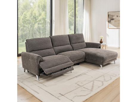 Brande Brown Power Sectional - Ornate Home